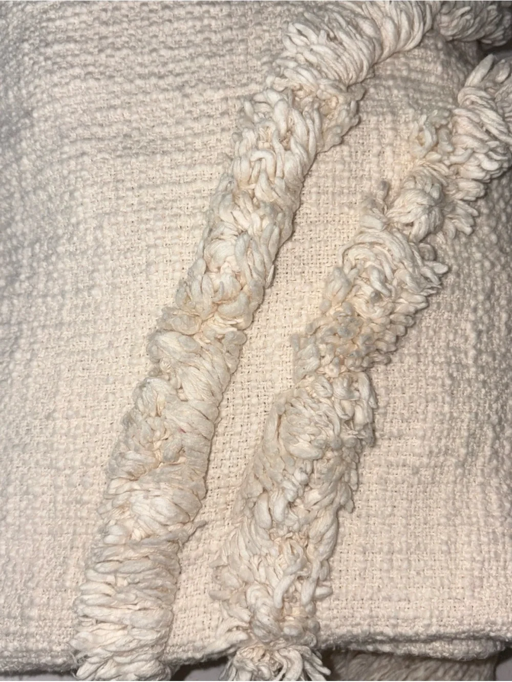 Disney Cream Chunky Knit Mickey Mouse-Throw